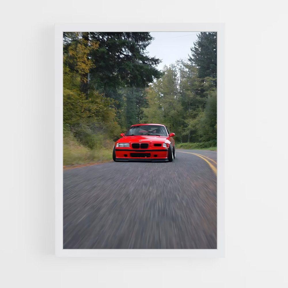 Poster Road Trip E36 – affiche BMW (vue 3)